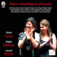 CD Duos romantiques franais. Elodie Favre, Brigitte Balleys, Laurent Martin (cliquer ICI)